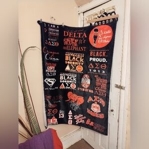 Sorority Gifts Blanket Throws Flannel Fleece Blankets Lightweight Comfortable